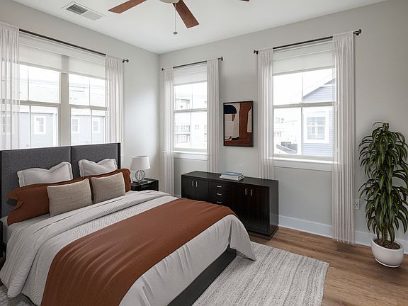 Signature Scheme bedroom with hard surface flooring