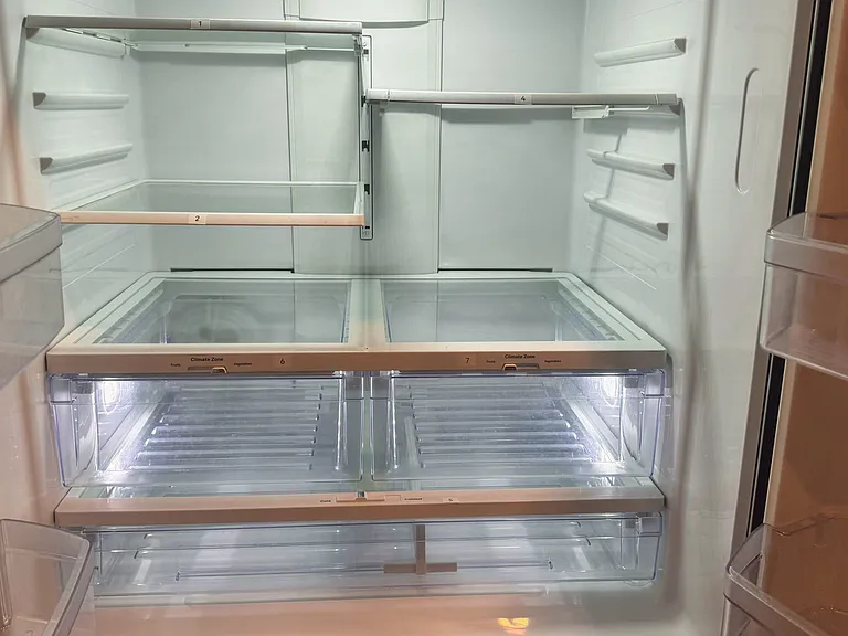 Labeled refrigerator with room number
