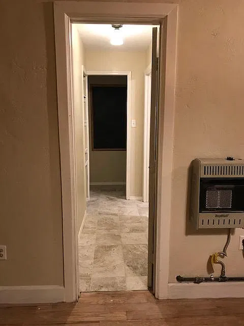 heater and hallway toward bedrooms and bathroom #2