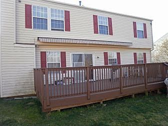 13 x 25 rear deck off the kitchen slider