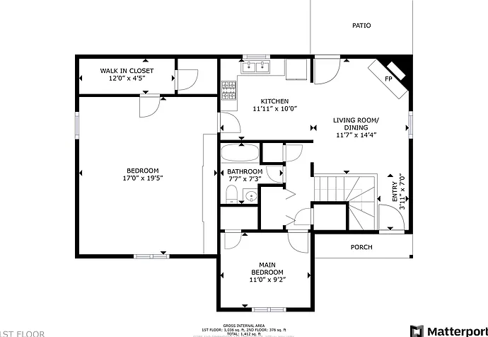 3 bed, 2.0 bath, 1450 sqft, $1,775 — Photo 2