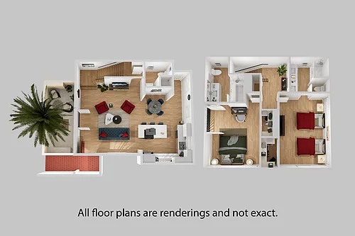 Floor plan 2 - 2.5 bathroom