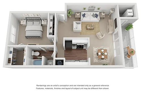 Floor plan 1X1