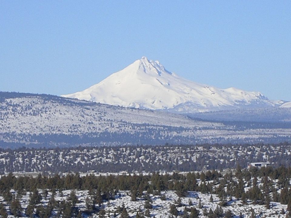 Looking West at Mt. Jefferson