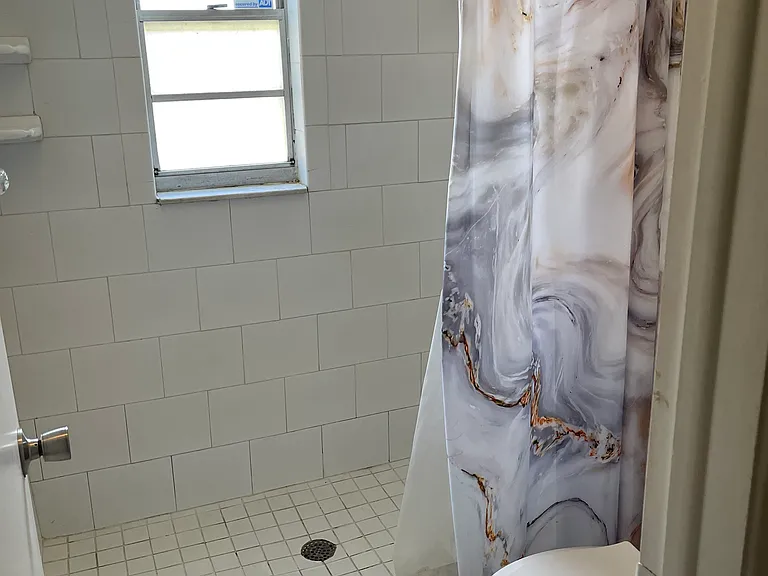 Master shower