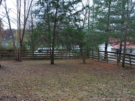 Fenced back yard
