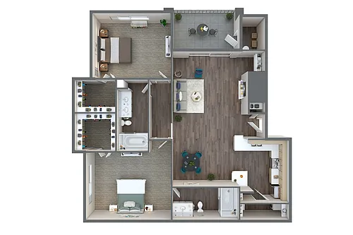 Floor plan Plan B-3