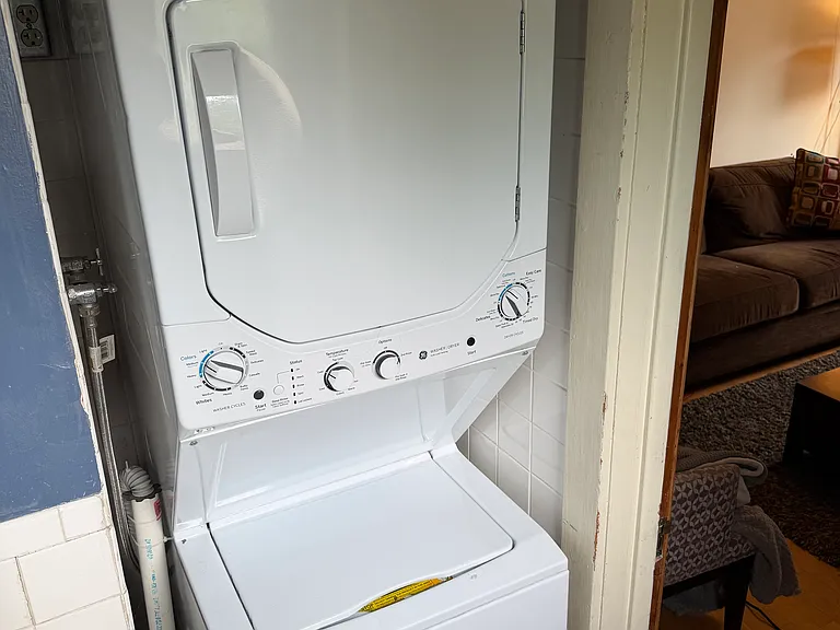 Washer & Dryer in half bath