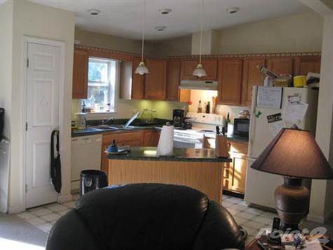 and has an open floor plan