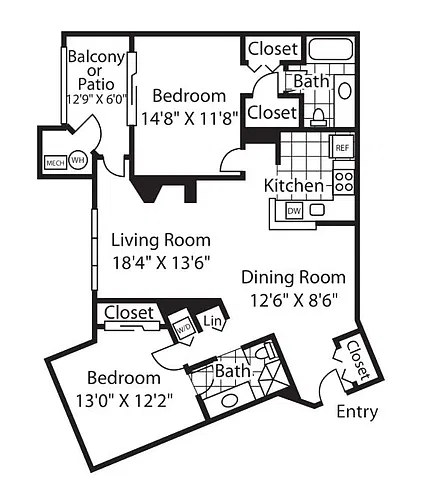 Floor plan Washington