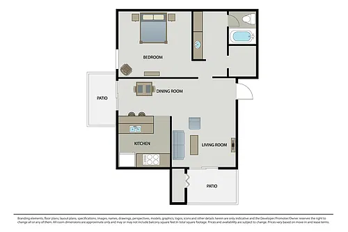 Floor plan Plan 1A