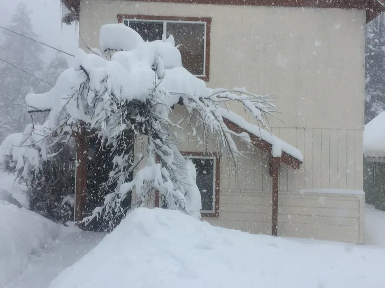 Front of building (winter)