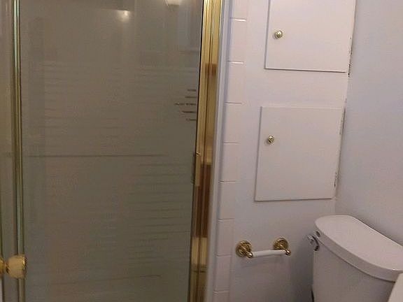 Master bathroom with shower