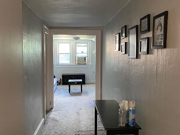 Looking from kitchen to living room