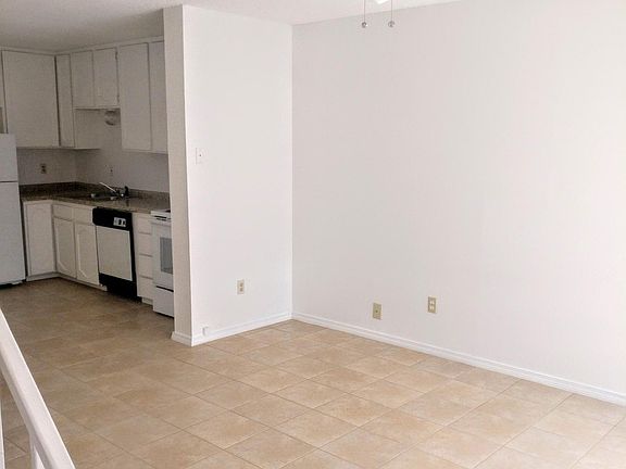 Living area into kitchen 