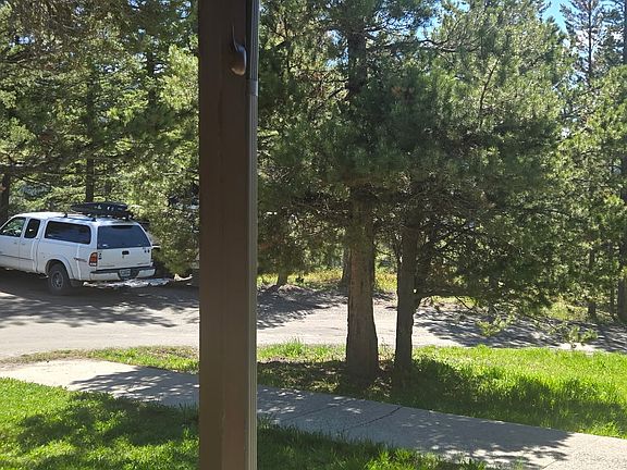 Walking out of the entrance of the condo