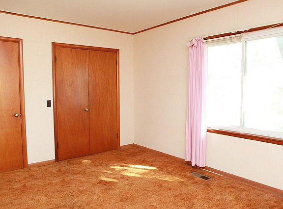 Double closets in master bedroom