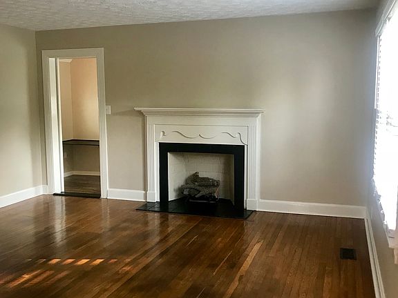 Natural gas fireplace.