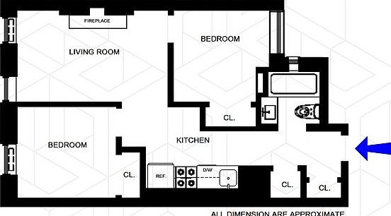 2nd image of 346 E 58th St #3R