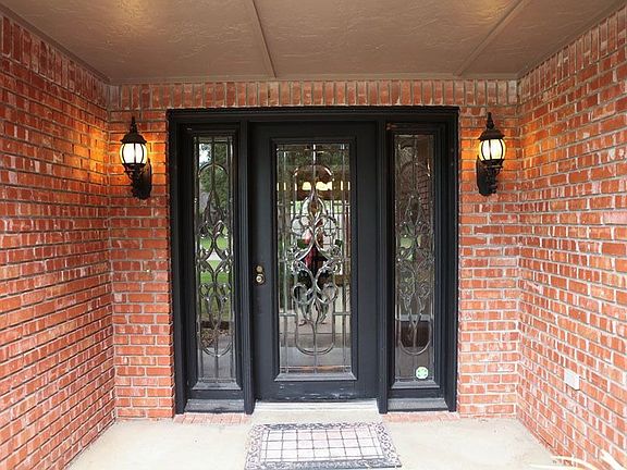 Leaded glass entry 