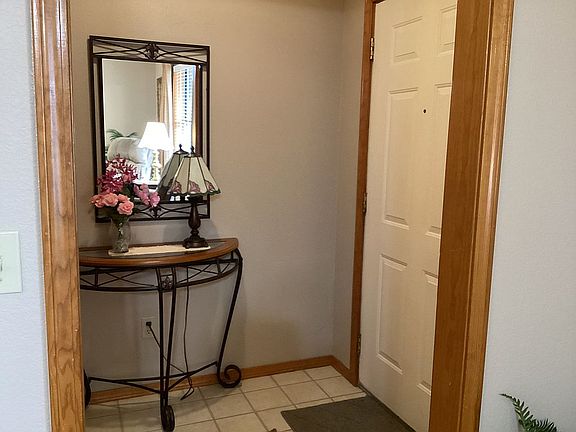 Entryway with coat closet
