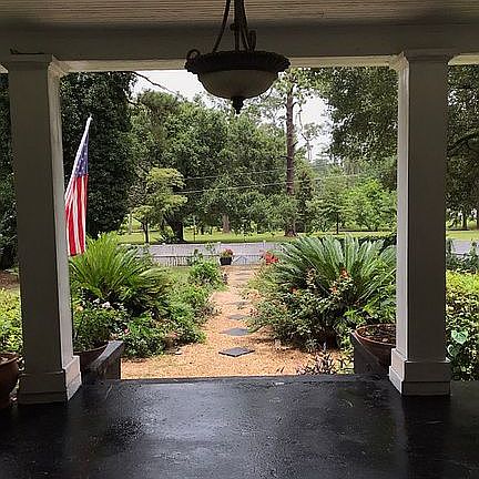 walking out front door 