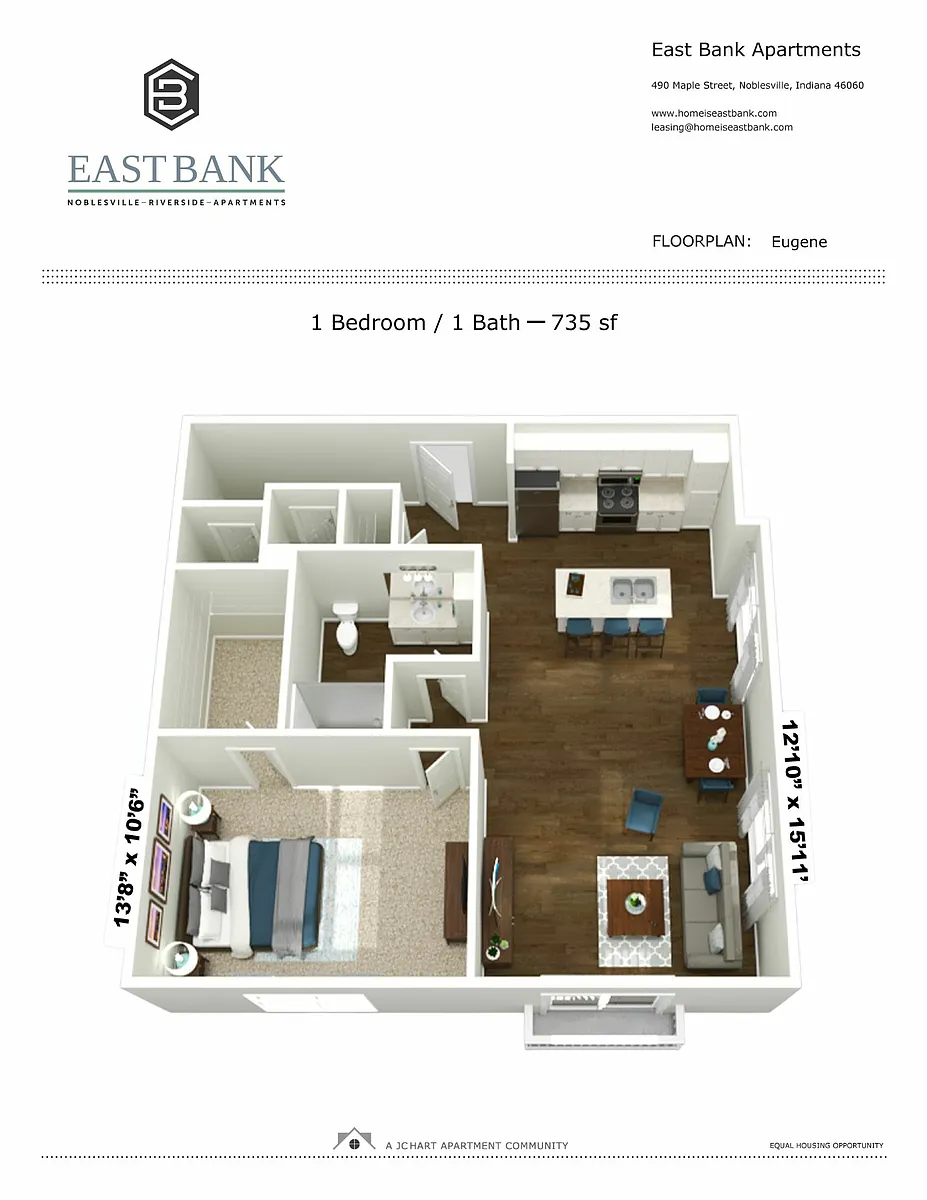 Floor plan Eugene 1.1