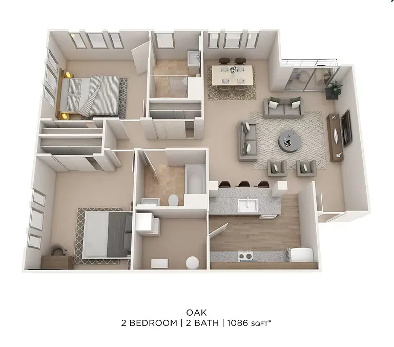 Floor plan The Oak