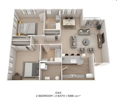 Floor plan The Oak