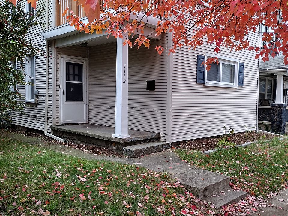 Front of house and unit entry door.