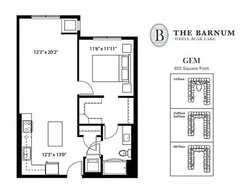 Floor plan Gem
