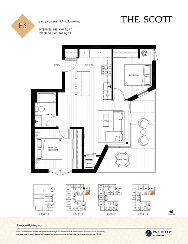 Floor plan 2 Bedroom