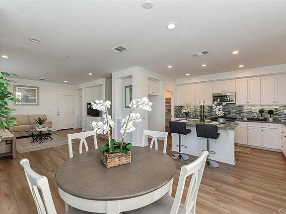Open concept dining room