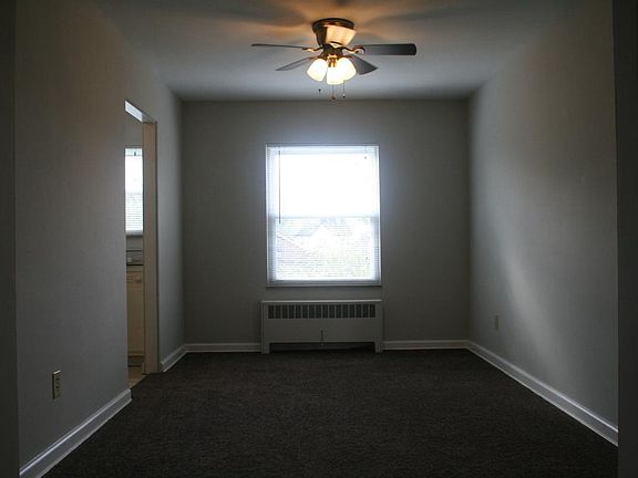 In living room, looking into dining room