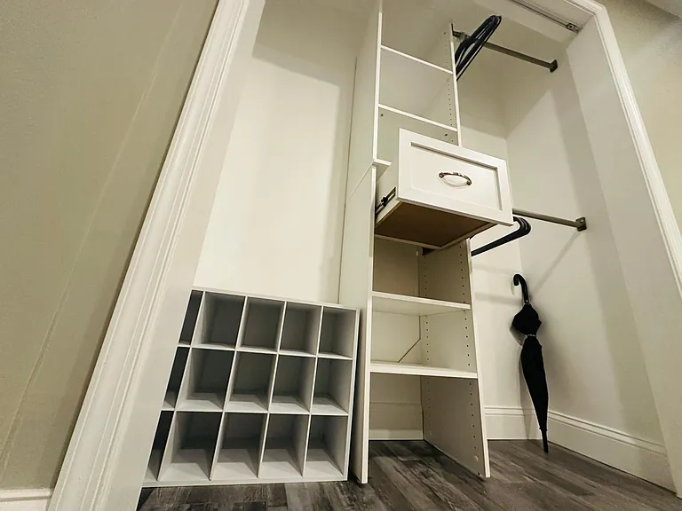 1st floor smaller bedroom closet space