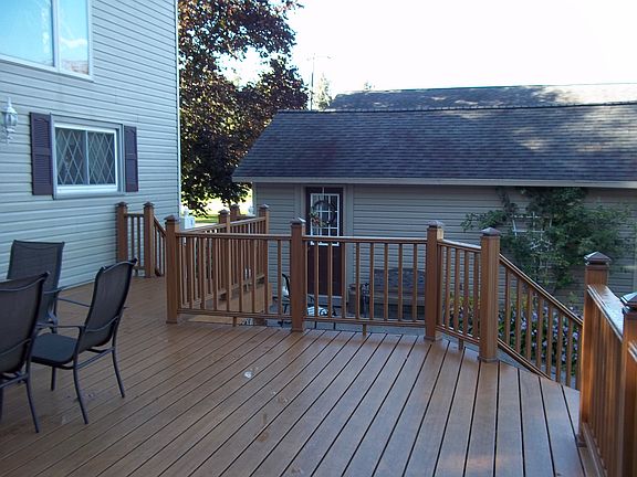 650 sq ft ECO deck or creek