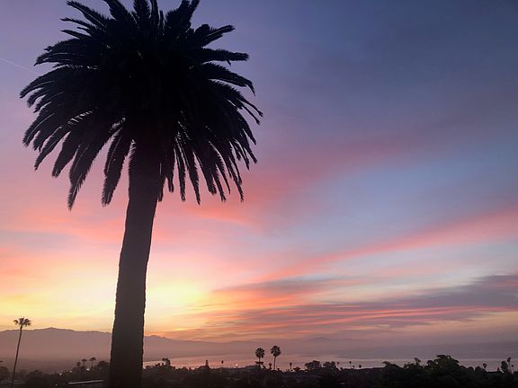 Sunset view of The Barn