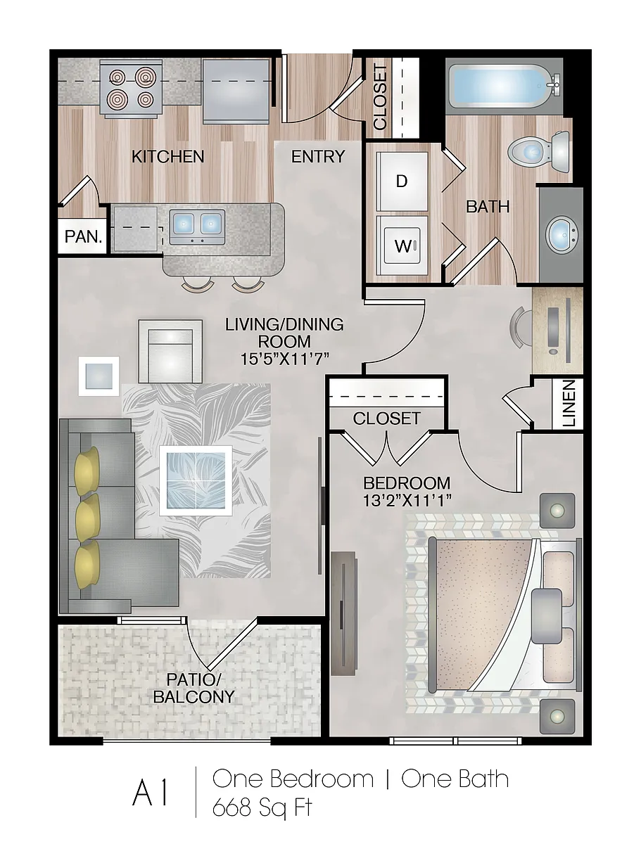 Floor plan A1