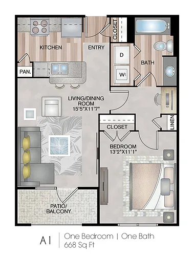 Floor plan A1