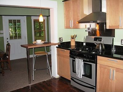 Updated kitchen with some granite