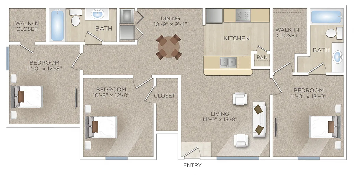 Floor plan Trinity (C1)