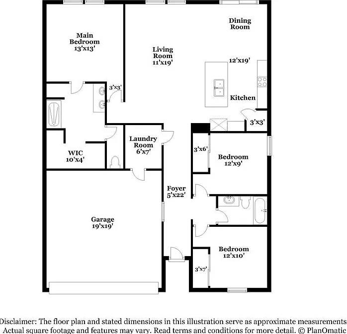 3 bed, 2.0 bath, 1491 sqft, $3,410 — Photo 2