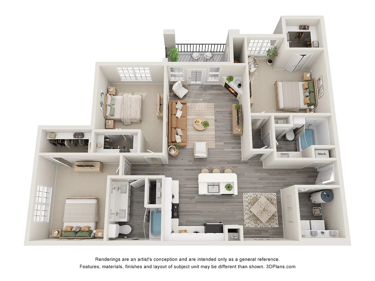 Floor plan The Cinnamon Fern