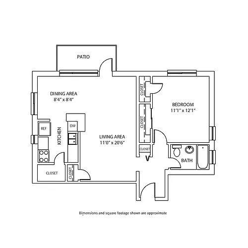 Floor plan Style E