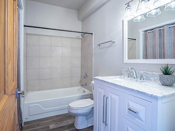 Large bathroom, new sink, original tub