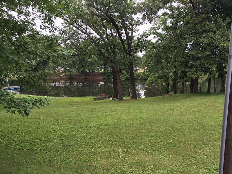 View from the covered carpor