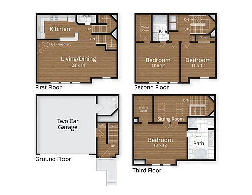 Floor plan Draper - T
