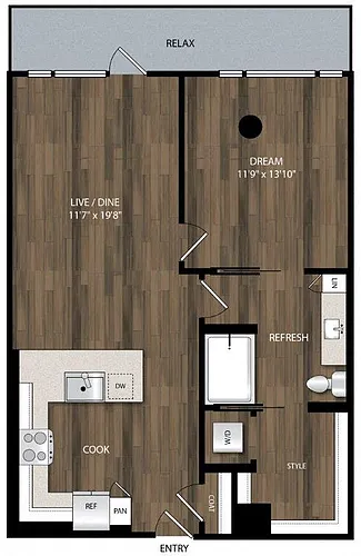Floor plan A16