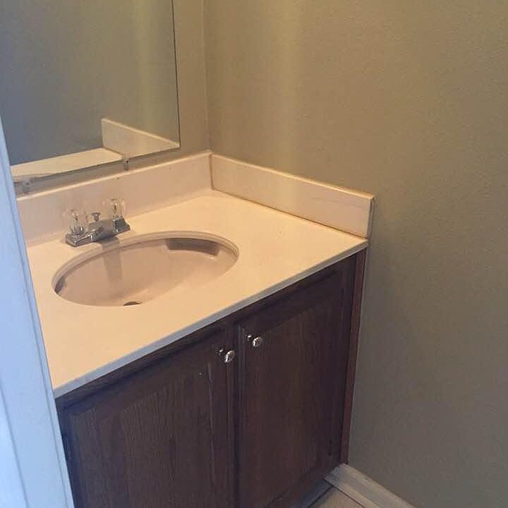 Half bathroom downstairs