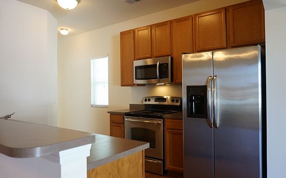 Fridge included in sale.